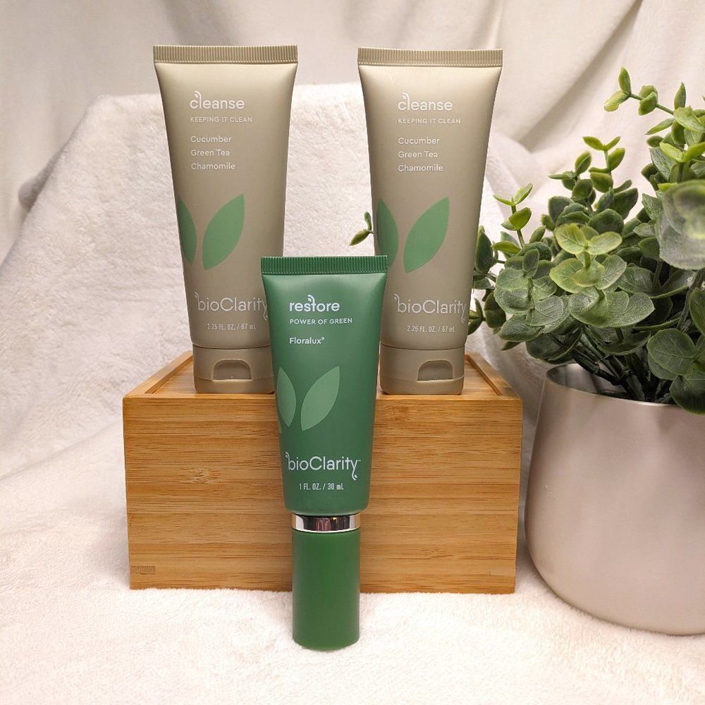 NWT bioClarity Clear Skin Routine for Acne Prone Skin NIB